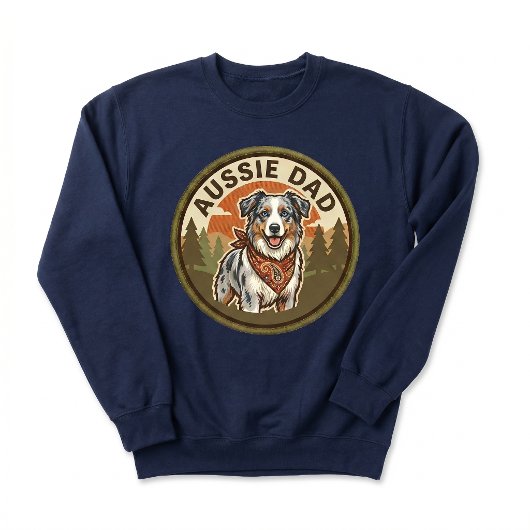 Aussie Dad Crewneck | Australische Herder Hond Pap Trui