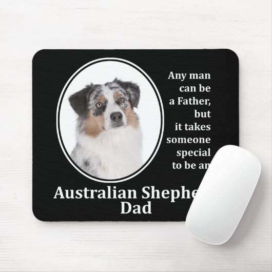 Aussie Dad Mousepad Muismat (Met muis)