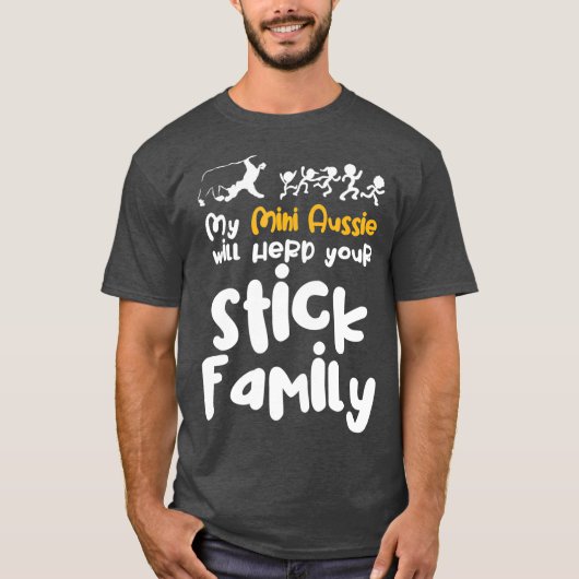 Aussie Dad Speelgoed Australian Shepherd Gifts Min T-shirt (Voorkant)