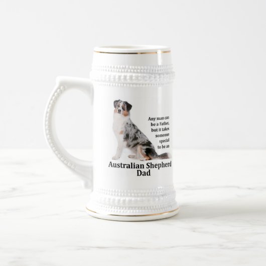 Aussie Dad Stein Bierpul (Links)