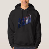Aussie Dimensional Logo, Mannen Black Hoodie (Voorkant)