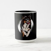 Aussie Dog Funny Cattle Paw Mok (Midden)