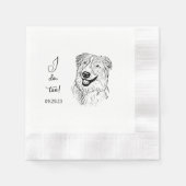 Aussie Dog gepersonaliseerd doe ik ook Servet (Voorkant)