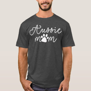 Aussie Dog Puppy Aussie Hondenliefhebber Dog mamma T-shirt
