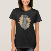 Aussie Doodle Dog Owner Mother & Father Cute Retro T-shirt (Voorkant)
