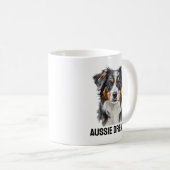 Aussie Dreamer Mok - grillige Australian Shepherd (Voorkant rechts)