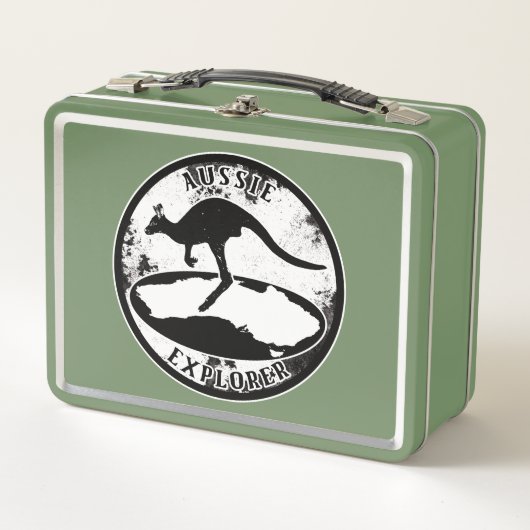 Aussie Explorer in grunge (Voorkant)