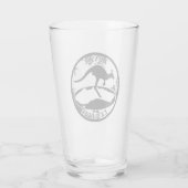 Aussie Explorer in grunge Glas (Achterkant)