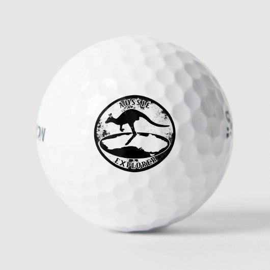Aussie Explorer in grunge Golfballen (Voorkant)