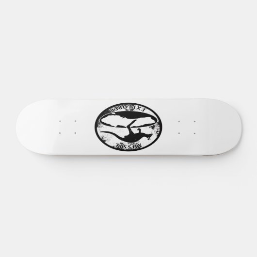 Aussie Explorer in grunge Persoonlijk Skateboard (Horizontaal)