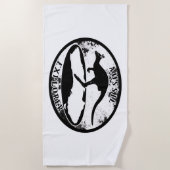 Aussie Explorer in grunge Strandlaken (Voorkant)