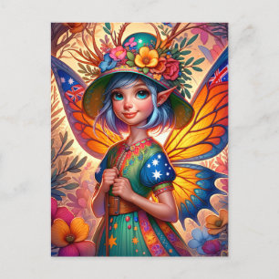Aussie Fairy Briefkaart