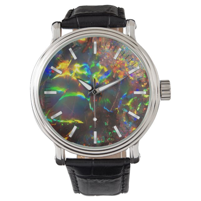 Aussie Fire Opal Horloge (Voorkant)
