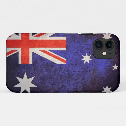 Aussie Flag Case-Mate iPhone Case (Achterkant (horizontaal))