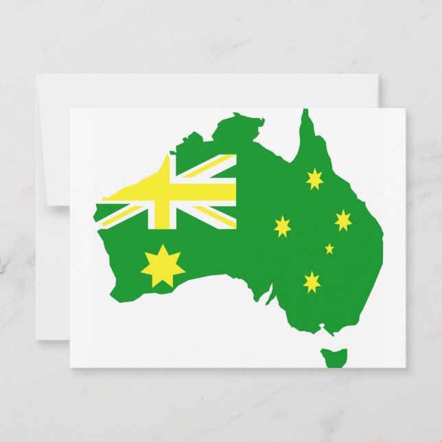 Aussie Flag Map (Voorkant)