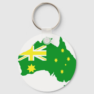 Aussie Flag Map Sleutelhanger