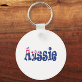 Aussie Flag Sleutelhanger (Voorkant)