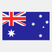 Aussie flag Stickers (Voorkant)