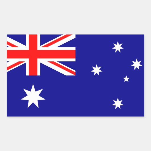 Aussie flag Stickers (Voorkant)
