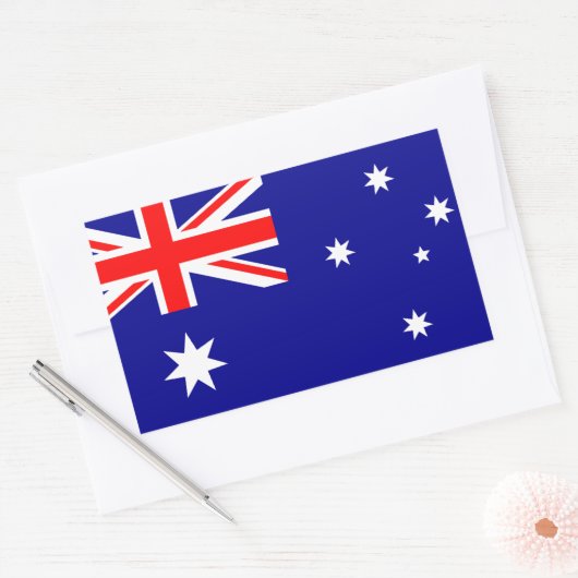 Aussie flag Stickers (Envelop)