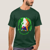 Aussie Girls St Patrick's day drink team T-shirt (Voorkant)