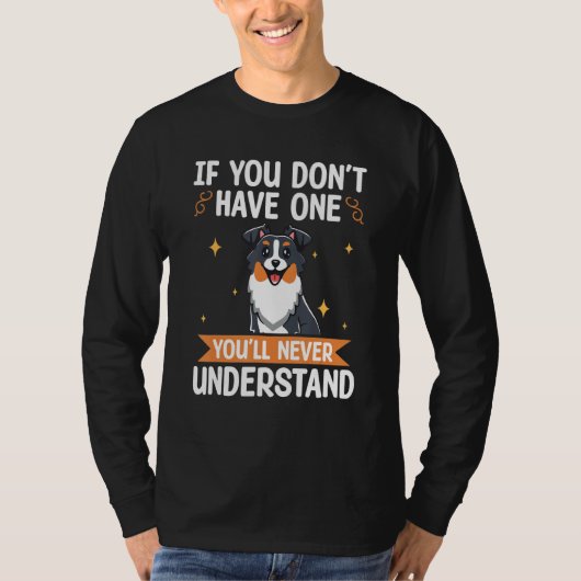 Aussie  Graphic Women Men Kid Australian Shepherd  T-shirt (Voorkant)