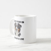 Aussie Hair & Love Funny Mug Koffiemok (Voorkant links)