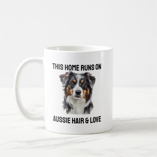 Aussie Hair & Love Funny Mug Koffiemok (Links)