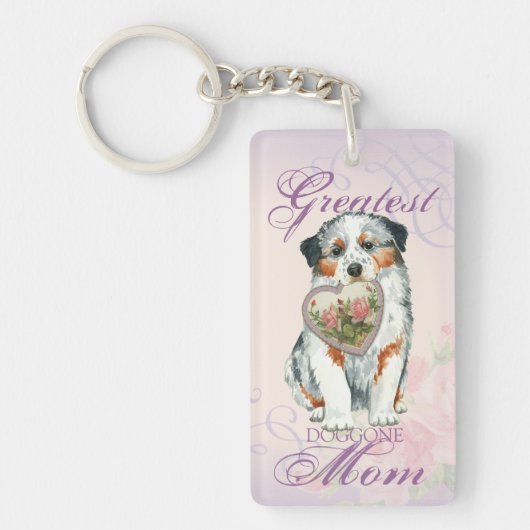 Aussie Heart Ma Sleutelhanger (Voorkant)