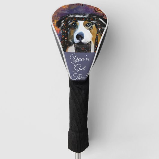 AUSSIË HERDER  GOLFHEADCOVER (Voorkant)