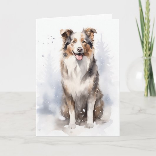 Aussie Holiday Feestdagen Kaart (Voorkant)