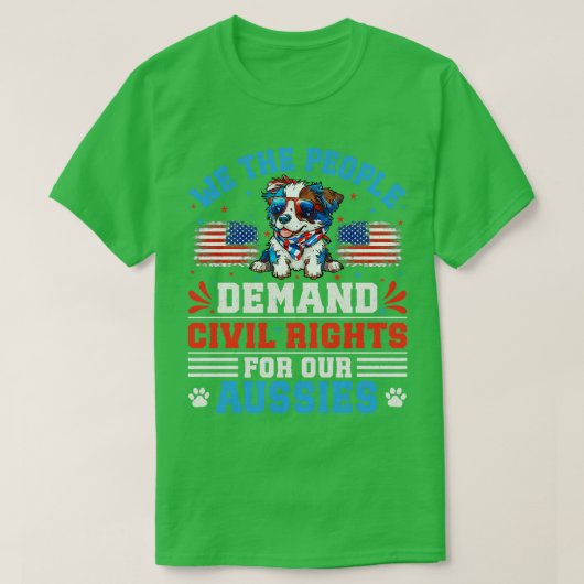 Aussie Hond 3 T-shirt (Design voorkant)