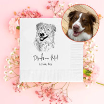 Aussie Hond Hand Tekening Gepersonaliseerd