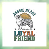 Aussie-hondliefhebber Vintage gegraveerde herder A Raamsticker (Vel 3)