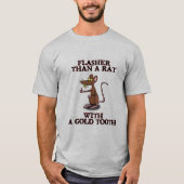 Aussie humor rat cartoon grappig gezegde t-shirt (Voorkant)