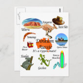 Aussie icons briefkaart (Voorkant / Achterkant)