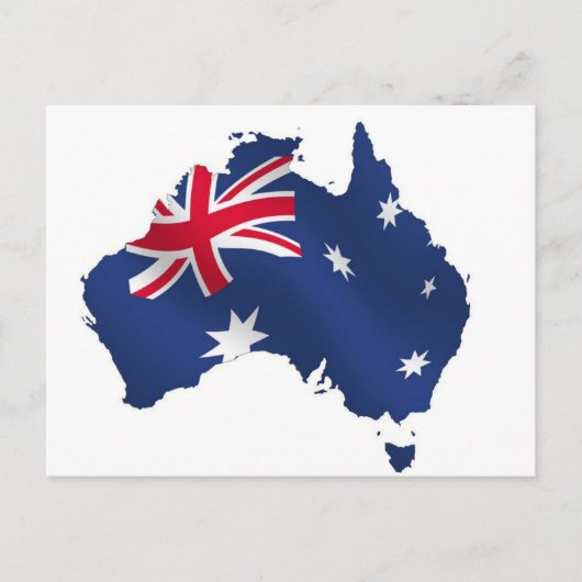 Aussie-kaartvlag Briefkaart (Voorkant)