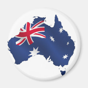 Aussie-kaartvlag Magneet