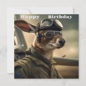 Aussie Kangaroo King of the Airways, Kaart van de  (Voorkant)