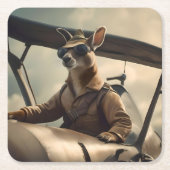 Aussie Kangaroo Pilot, Kartonnen Onderzetters (Voorkant)