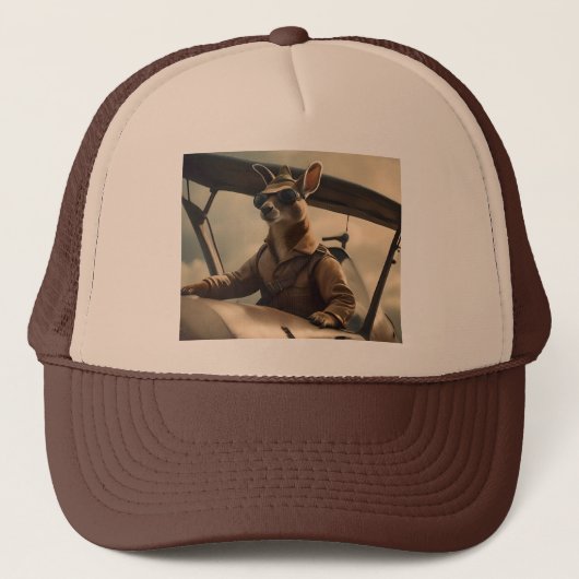 Aussie Kangaroo Pilot, Trucker Pet (Voorkant)