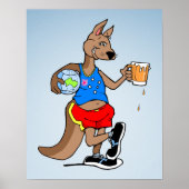 aussie kangaroo poster (Voorkant)