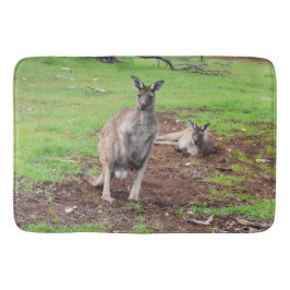 Aussie Kangaroos, Lge Memory Foam Bath Mat