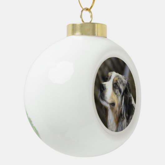 Aussie Keramische Bal Ornament (Links)