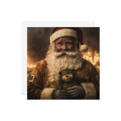 Aussie Kerstman Beer Enkelzijdige Kaart (Voorkant / Achterkant in situ)