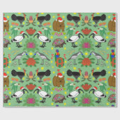 Aussie Kerstmis Cadeaupapier (Vlak)