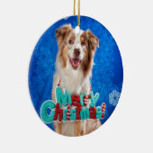 Aussie Kerstmis Keramisch Ornament (Rechts)