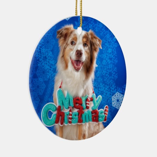 Aussie Kerstmis Keramisch Ornament (Rechts)