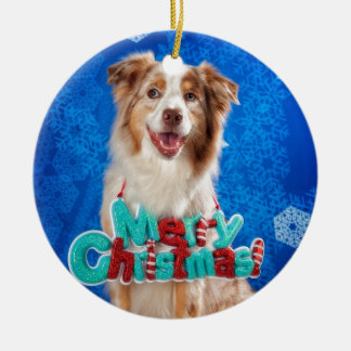 Aussie Kerstmis Keramisch Ornament