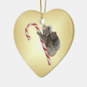 Aussie Kerstmis Koalas op snoepriet Keramisch Ornament (Links)